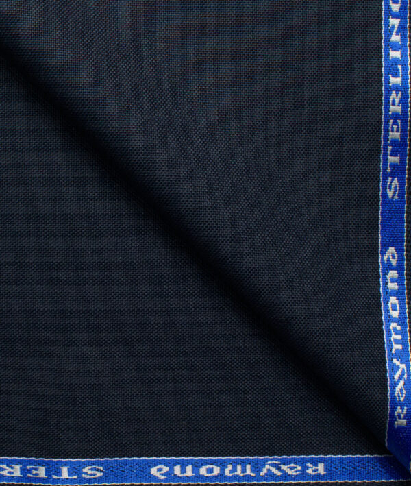 Raymond Polyester Viscose Blend – Navy Blue – Pant Fabric (Matty Finish)