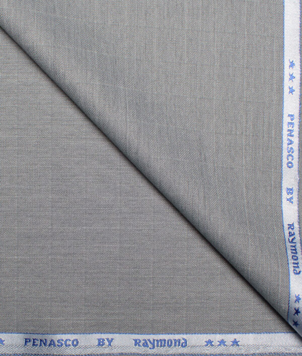 Raymond - Polyester Viscose Blend – Silver Grey – Pant Fabric